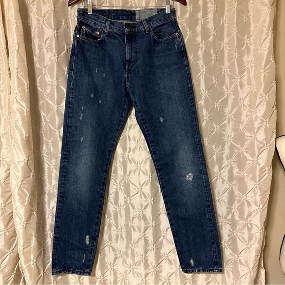 Levi’s LVC Vintage 505-0217 Selvedge Jeans Distressed Summer of Love 1967 - Picture 5 of 16